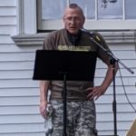 1630 Band plays in the churchyard