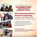 11th Annual Celebration of Grassroots Organizing in Boston